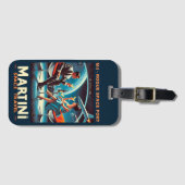 Martini Space Travel Poster Rogue Space Port Bagagelabel (Voorkant (horizontaal))