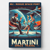 Martini Space Travel Poster Rogue Space Port Fotoplaat (voorkant)