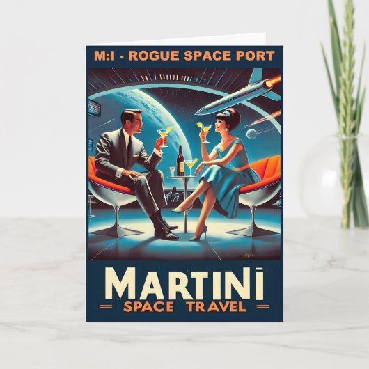 Martini Space Travel Poster Rogue Space Port Kaart (Voorkant)