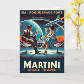 Martini Space Travel Poster Rogue Space Port Kaart (Gele Bloem)