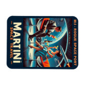 Martini Space Travel Poster Rogue Space Port Magneet (Horizontaal)