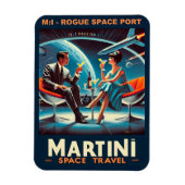 Martini Space Travel Poster Rogue Space Port Magneet (Verticaal)
