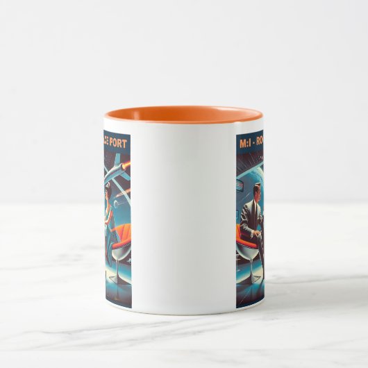 Martini Space Travel Poster Rogue Space Port Mok (Midden)