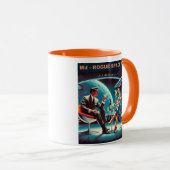 Martini Space Travel Poster Rogue Space Port Mok (Voorkant rechts)