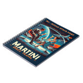 Martini Space Travel Poster Rogue Space Port Notitieboek (Linkerzijde)