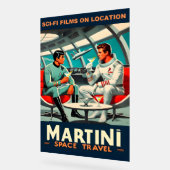 Martini Space Travel Poster Sci-Fi Films in de rui (Hoek)