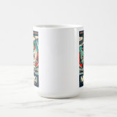 Martini Space Travel Poster Sci-Fi Films in de rui Koffiemok (Center)