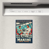 Martini Space Travel Poster Sci-Fi Films in de rui Magneet (Insitu (Vaatwasser))