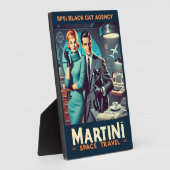 Martini Space Travel Poster SP5: Black Cat Agency Fotoplaat (Zijkant)
