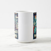 Martini Space Travel Poster SP5: Black Cat Agency Koffiemok (Center)