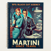 Martini Space Travel Poster SP5: Black Cat Agency Planner (Voorkant)