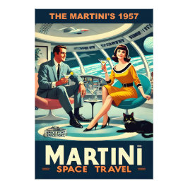 Martini Space Travel Posters De Martini's 1957