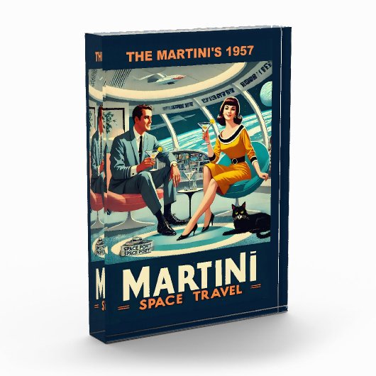 Martini Space Travel Posters De Martini's 1957 Fotoblokken (Links)