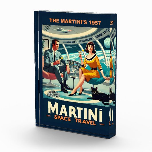 Martini Space Travel Posters De Martini's 1957 Fotoblokken (Rechts)