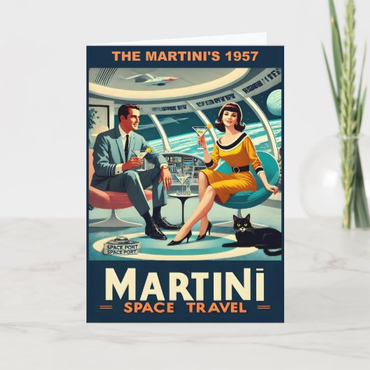 Martini Space Travel Posters De Martini's 1957 Kaart (Voorkant)