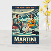 Martini Space Travel Posters De Martini's 1957 Kaart (Gele Bloem)