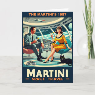 Martini Space Travel Posters De Martini's 1957 Kaart