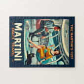 Martini Space Travel Posters De Martini's 1957 Legpuzzel (Horizontaal)