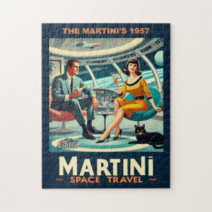 Martini Space Travel Posters De Martini's 1957 Legpuzzel