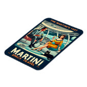 Martini Space Travel Posters De Martini's 1957 Magneet (Linkerzijde)