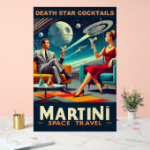 Martini Space Travel Posters Death Star Cocktails (Huwelijk)