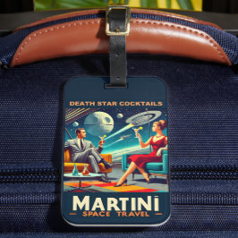 Martini Space Travel Posters Death Star Cocktails Bagagelabel