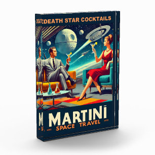 Martini Space Travel Posters Death Star Cocktails Fotoblokken