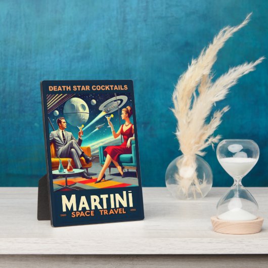 Martini Space Travel Posters Death Star Cocktails Fotoplaat (Zijkant)