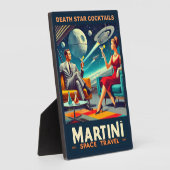 Martini Space Travel Posters Death Star Cocktails Fotoplaat (Zijkant)