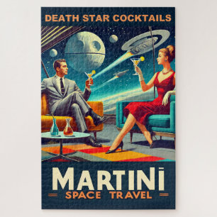 Martini Space Travel Posters Death Star Cocktails Legpuzzel