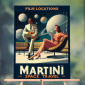 Martini Space Travel Posters Filmlocaties (Neutraal)