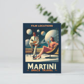 Martini Space Travel Posters Filmlocaties Briefkaart (Staand voorkant)