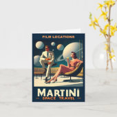 Martini Space Travel Posters Filmlocaties Kaart (Gele Bloem)