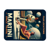 Martini Space Travel Posters Filmlocaties Magneet (Horizontaal)