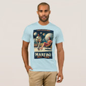 Martini Space Travel Posters Filmlocaties T-shirt (Voorkant volledig)