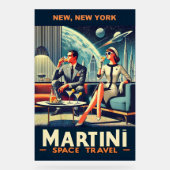 Martini Space Travel Posters Nieuw, New York (Voorkant)