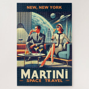 Martini Space Travel Posters Nieuw, New York Legpuzzel
