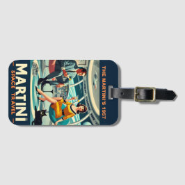Martini Space Travel Posters The Martini's 1957 Bagagelabel
