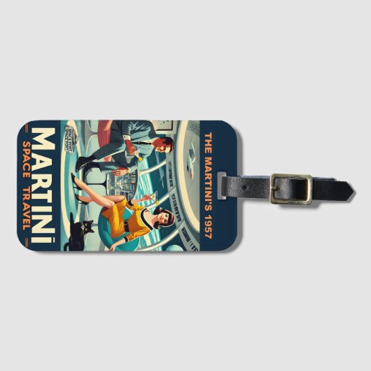 Martini Space Travel Posters The Martini's 1957 Bagagelabel (Voorkant (horizontaal))