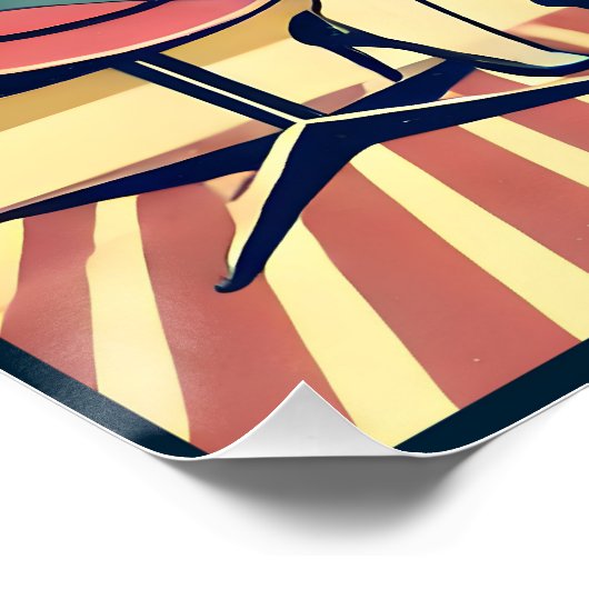 Martini Space Travel Posters Vliegtuigbemanning (Hoek)