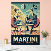 Martini Space Travel Posters Vliegtuigbemanning (Huwelijk)