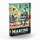 Martini Space Travel Posters Vliegtuigbemanning Fotoblokken (Links)