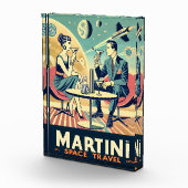 Martini Space Travel Posters Vliegtuigbemanning Fotoblokken (Rechts)