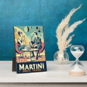 Martini Space Travel Posters Vliegtuigbemanning Fotoplaat (Zijkant)