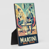 Martini Space Travel Posters Vliegtuigbemanning Fotoplaat (Zijkant)