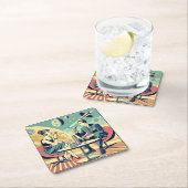 Martini Space Travel Posters Vliegtuigbemanning Kartonnen Onderzetters (Insitu)