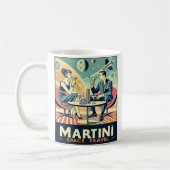 Martini Space Travel Posters Vliegtuigbemanning Koffiemok (Links)