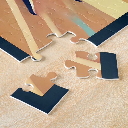 Martini Space Travel Posters Vliegtuigbemanning Legpuzzel (Zijkant)