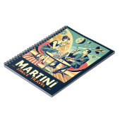 Martini Space Travel Posters Vliegtuigbemanning Notitieboek (Linkerzijde)