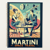 Martini Space Travel Posters Vliegtuigbemanning Planner (Voorkant)